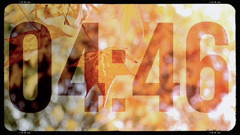 Vintage Fall Countdown